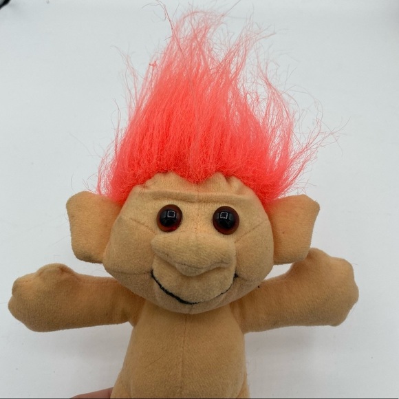 Vintage 1991 Troll-kins Crazy Troll Plush Stuffed Animal - Picture 2 of 7